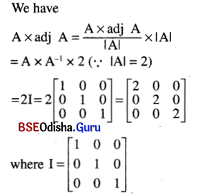CHSE Odisha Class 12 Math Solutions Chapter 5 Determinants Ex 5(b) Q.22