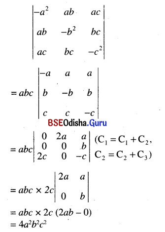 CHSE Odisha Class 12 Math Solutions Chapter 5 Determinants Ex 5(b) Q.24(5)