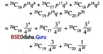 CHSE Odisha Class 12 Math Solutions Chapter 6 Probability Ex 6(d) Q.13