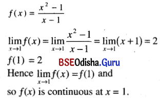 CHSE Odisha Class 12 Math Solutions Chapter 7 Continuity and Differentiability Ex 7(a) Q.1(5)