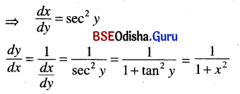 CHSE Odisha Class 12 Math Solutions Chapter 7 Continuity and Differentiability Ex 7(d) Q.1