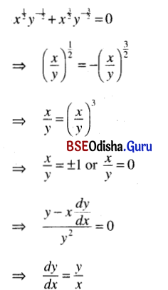 CHSE Odisha Class 12 Math Solutions Chapter 7 Continuity and Differentiability Ex 7(g) Q.2
