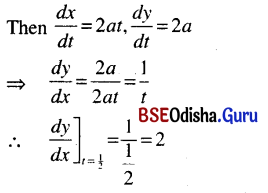 CHSE Odisha Class 12 Math Solutions Chapter 7 Continuity and Differentiability Ex 7(h) Q.2