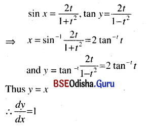 CHSE Odisha Class 12 Math Solutions Chapter 7 Continuity and Differentiability Ex 7(h) Q.4