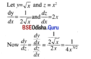 CHSE Odisha Class 12 Math Solutions Chapter 7 Continuity and Differentiability Ex 7(i) Q.1