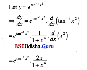 CHSE Odisha Class 12 Math Solutions Chapter 7 Continuity and Differentiability Ex 7(k) Q.6(2)