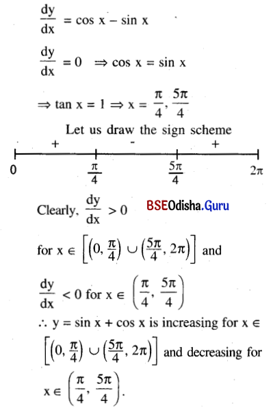 CHSE Odisha Class 12 Math Solutions Chapter 8 Application of Derivatives Additional Exercise Q.15