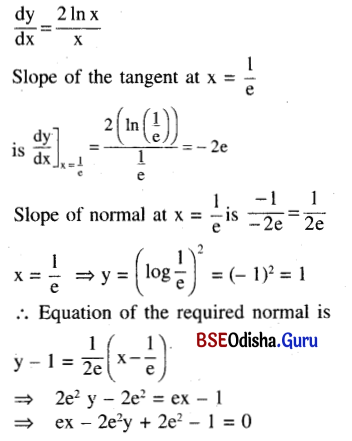 CHSE Odisha Class 12 Math Solutions Chapter 8 Application of Derivatives Additional Exercise Q.9