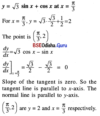 CHSE Odisha Class 12 Math Solutions Chapter 8 Application of Derivatives Ex 8(b) Q.1(4)