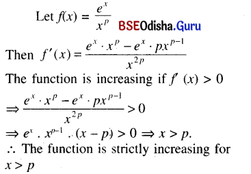 CHSE Odisha Class 12 Math Solutions Chapter 8 Application of Derivatives Ex 8(c) Q.3