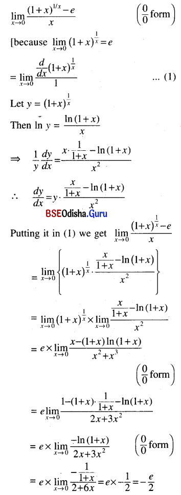 CHSE Odisha Class 12 Math Solutions Chapter 8 Application of Derivatives Ex 8(f) Q.36