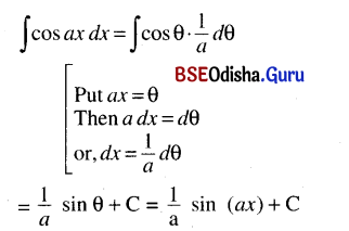 CHSE Odisha Class 12 Math Solutions Chapter 9 Integration Ex 9(b) Q.1(2)