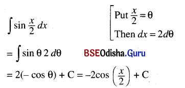 CHSE Odisha Class 12 Math Solutions Chapter 9 Integration Ex 9(b) Q.1(4)