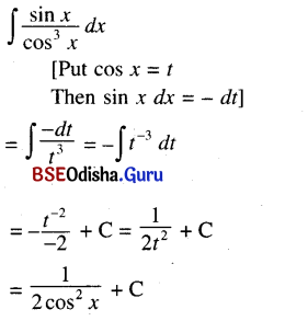 CHSE Odisha Class 12 Math Solutions Chapter 9 Integration Ex 9(b) Q.2(4)