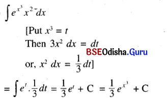 CHSE Odisha Class 12 Math Solutions Chapter 9 Integration Ex 9(b) Q.4(4)