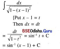 CHSE Odisha Class 12 Math Solutions Chapter 9 Integration Ex 9(b) Q.5(2)