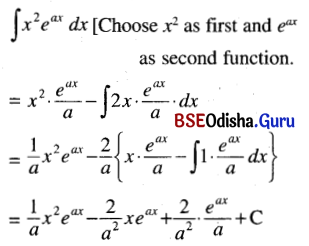 CHSE Odisha Class 12 Math Solutions Chapter 9 Integration Ex 9(e) Q.1(3)