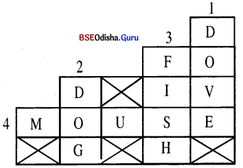 Solve the following cross word puzzle. Use clues given Answer