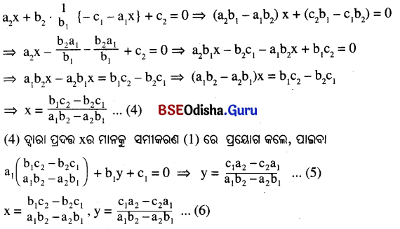 BSE Odisha 10th Class Maths Notes Algebra Chapter 1 ସରଳ ସହସମୀକରଣ - 4