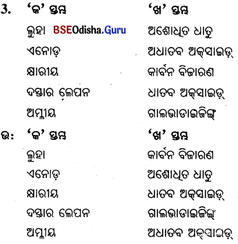 BSE Odisha 10th Class Physical Science Important Questions Chapter 3 img-5