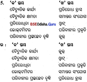 BSE Odisha 10th Class Physical Science Important Questions Chapter 8 img-11