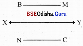 BSE Odisha 9th Class Maths Solutions Geometry Chapter 1 ରେଖା ଓ କୋଣ Ex 1(b) 7