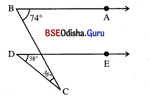 BSE Odisha 9th Class Maths Solutions Geometry Chapter 1 ରେଖା ଓ କୋଣ Ex 1(c) 10