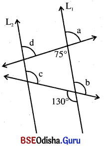 BSE Odisha 9th Class Maths Solutions Geometry Chapter 1 ରେଖା ଓ କୋଣ Ex 1(c) 3