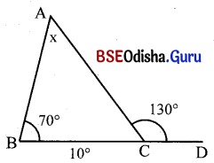 BSE Odisha 9th Class Maths Solutions Geometry Chapter 1 ରେଖା ଓ କୋଣ Ex 1(d) 8