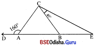 BSE Odisha 9th Class Maths Solutions Geometry Chapter 2 ତ୍ରିଭୁଜମାନଙ୍କ ସର୍ବସମତା Ex 2(a) Q.11
