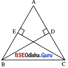 BSE Odisha 9th Class Maths Solutions Geometry Chapter 2 ତ୍ରିଭୁଜମାନଙ୍କ ସର୍ବସମତା Ex 2(a) Q.19