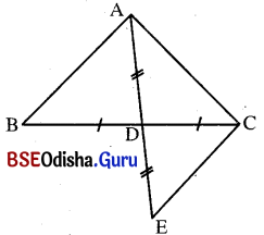 BSE Odisha 9th Class Maths Solutions Geometry Chapter 2 ତ୍ରିଭୁଜମାନଙ୍କ ସର୍ବସମତା Ex 2(a) Q.23