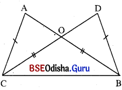 BSE Odisha 9th Class Maths Solutions Geometry Chapter 2 ତ୍ରିଭୁଜମାନଙ୍କ ସର୍ବସମତା Ex 2(a) Q.26