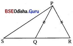 BSE Odisha 9th Class Maths Solutions Geometry Chapter 2 ତ୍ରିଭୁଜମାନଙ୍କ ସର୍ବସମତା Ex 2(b) Q.2