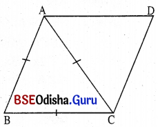 BSE Odisha 9th Class Maths Solutions Geometry Chapter 3 ଚତୁର୍ଭୁଜ Ex 3(b) 8