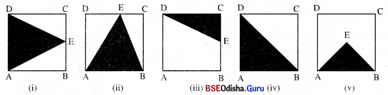 BSE Odisha 9th Class Maths Solutions Geometry Chapter 4 କ୍ଷେତ୍ରଫଳ Ex 4 1