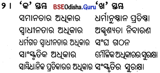BSE Odisha 9th Class Political Science Important Questions Chapter 1 ମୌଳିକ ଅଧୂକାର - 3