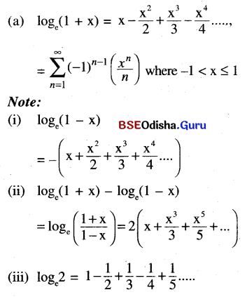 CHSE Odisha Class 11 Math Notes Chapter 10 Sequences and Series 2