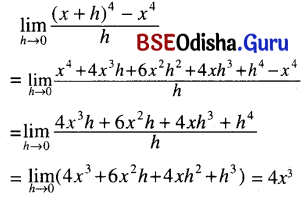 CHSE Odisha Class 11 Math Solutions Chapter 14 Limit and Differentiation Ex 14(b) 13
