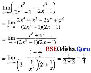 CHSE Odisha Class 11 Math Solutions Chapter 14 Limit and Differentiation Ex 14(b) 17