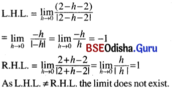 CHSE Odisha Class 11 Math Solutions Chapter 14 Limit and Differentiation Ex 14(b) 27