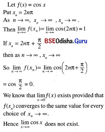 CHSE Odisha Class 11 Math Solutions Chapter 14 Limit and Differentiation Ex 14(b) 34