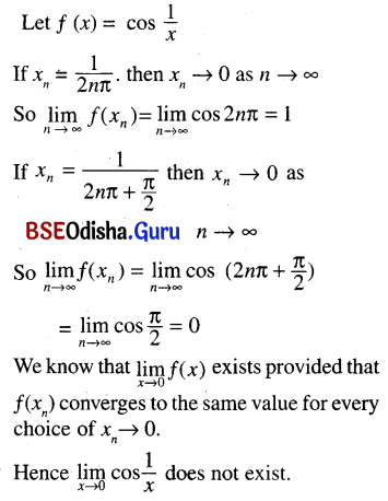 CHSE Odisha Class 11 Math Solutions Chapter 14 Limit and Differentiation Ex 14(b) 35
