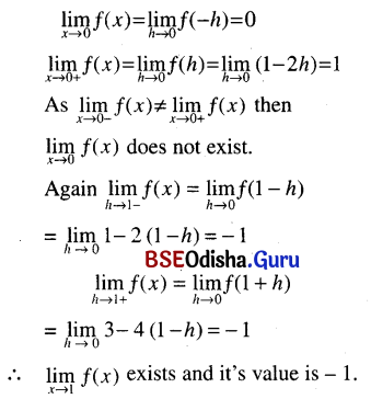 CHSE Odisha Class 11 Math Solutions Chapter 14 Limit and Differentiation Ex 14(b) 38