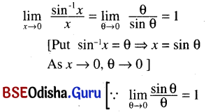 CHSE Odisha Class 11 Math Solutions Chapter 14 Limit and Differentiation Ex 14(c) 18
