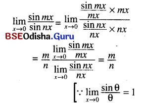 CHSE Odisha Class 11 Math Solutions Chapter 14 Limit and Differentiation Ex 14(c) 2