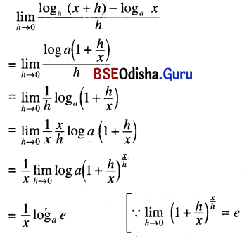 CHSE Odisha Class 11 Math Solutions Chapter 14 Limit and Differentiation Ex 14(c) 28