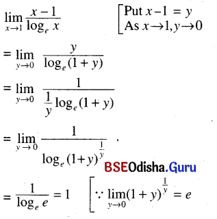 CHSE Odisha Class 11 Math Solutions Chapter 14 Limit and Differentiation Ex 14(c) 36