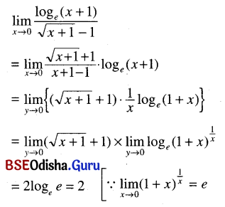 CHSE Odisha Class 11 Math Solutions Chapter 14 Limit and Differentiation Ex 14(c) 38