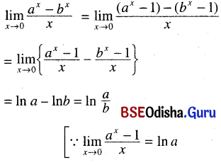 CHSE Odisha Class 11 Math Solutions Chapter 14 Limit and Differentiation Ex 14(c) 44